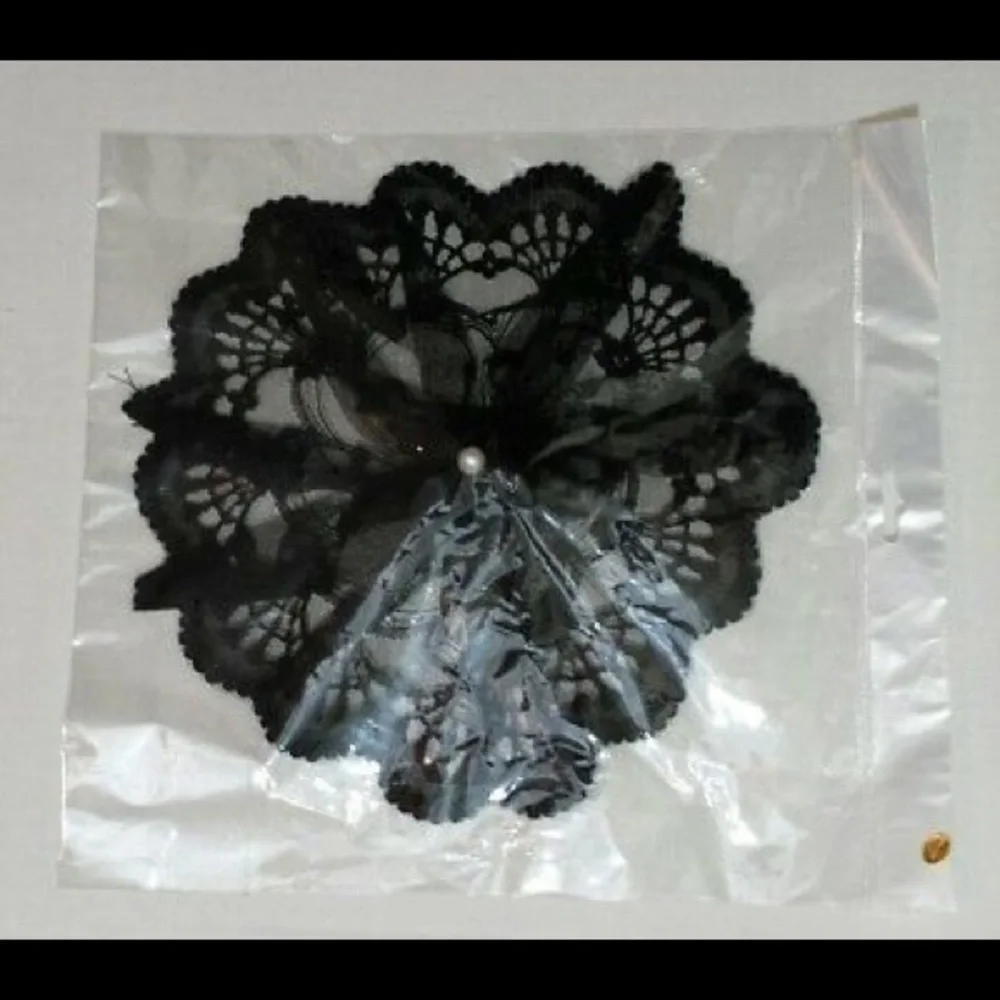 Vintage Tea Time Hair Laced Comb-OS